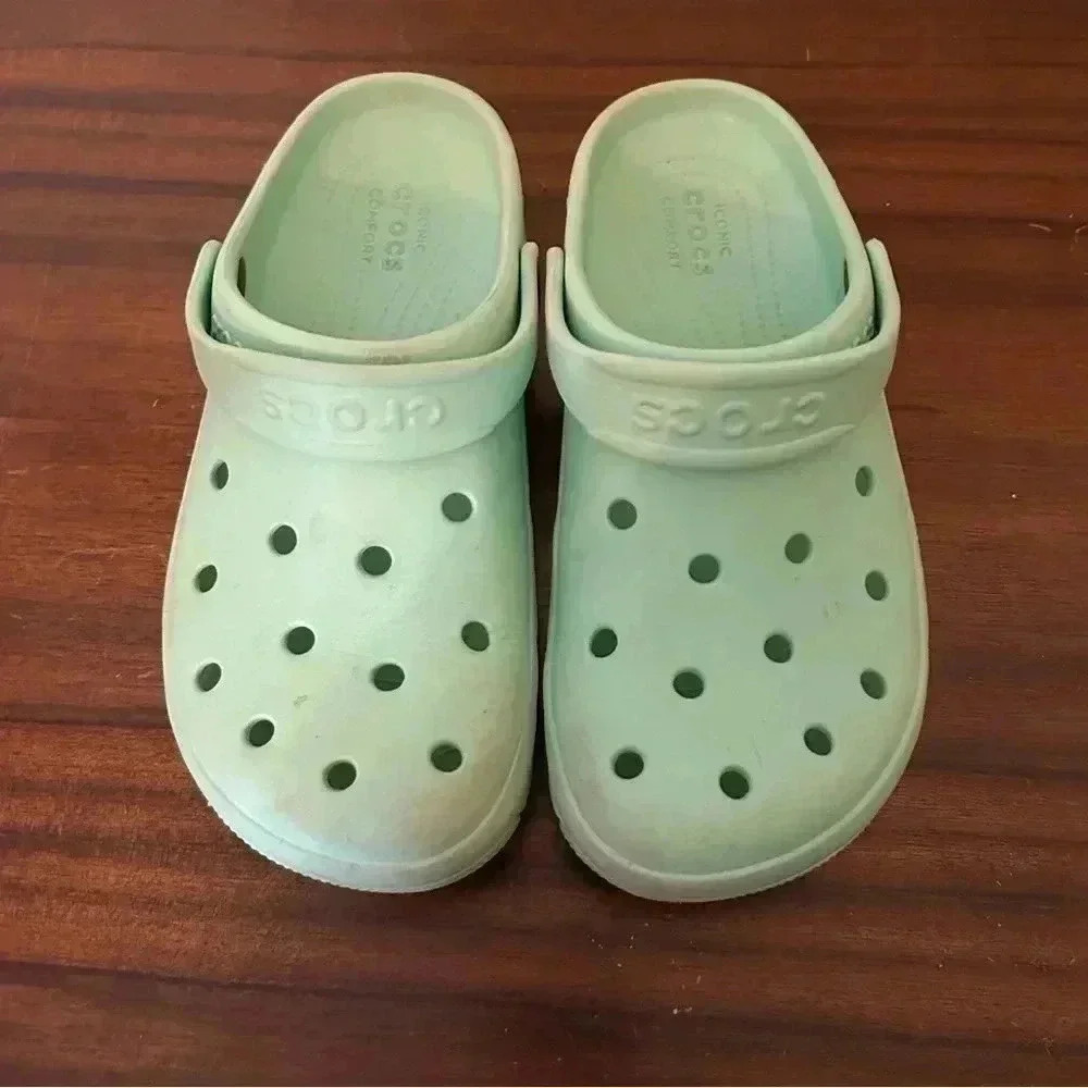 Crocs Classic Clog Mule in Aqua Blue Color Size 10 Women's Size 8 Men's